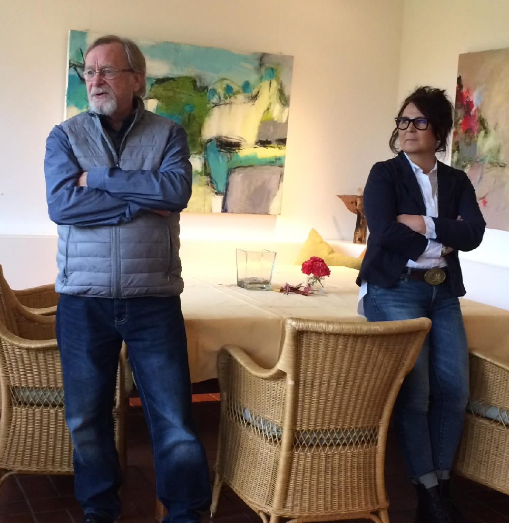 Neue Ausstellung in den Clubräumen des Golfclubs